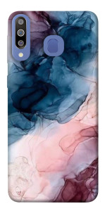 Чохол Рожево-блакитні розводи для Galaxy M30
