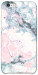 Чехол Розово-голубой мрамор для iPhone 6