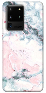 Чехол Розово-голубой мрамор для Galaxy S20 Ultra (2020)