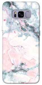 Чехол Розово-голубой мрамор для Galaxy S8+
