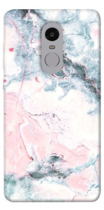 Чехол Розово-голубой мрамор для Xiaomi Redmi Note 4 (Snapdragon)