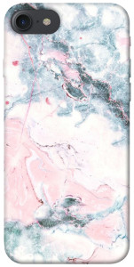 Чехол Розово-голубой мрамор для  iPhone 8 (4.7")