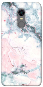 Чехол Розово-голубой мрамор для Xiaomi Redmi 5 Plus