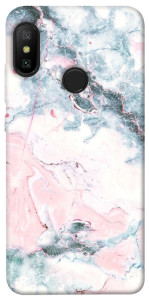 Чехол Розово-голубой мрамор для Xiaomi Mi A2 Lite
