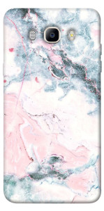 Чохол Рожево-блакитний мармур для Galaxy J7 (2016)