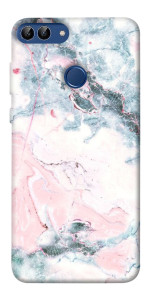 Чехол Розово-голубой мрамор для Huawei Enjoy 7S
