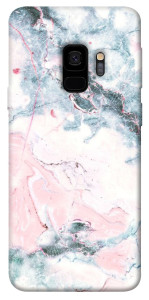Чехол Розово-голубой мрамор для Galaxy S9