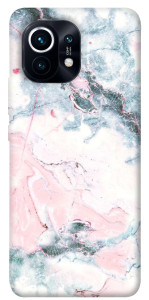 Чехол Розово-голубой мрамор для Xiaomi Mi 11