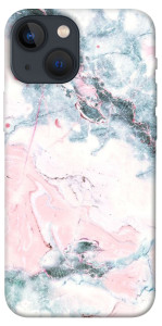 Чехол Розово-голубой мрамор для iPhone 13 mini
