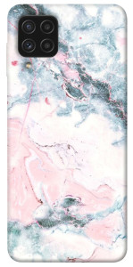 Чехол Розово-голубой мрамор для Galaxy A22 4G