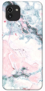 Чохол Рожево-блакитний мармур для Galaxy A03