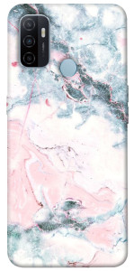 Чехол Розово-голубой мрамор для Oppo A53