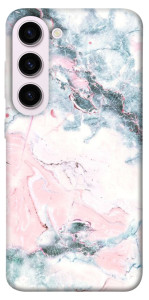 Чехол Розово-голубой мрамор для Galaxy S23+