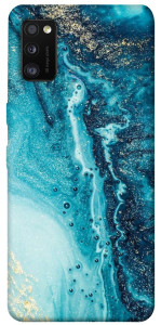 Чехол Голубая краска для Galaxy A41 (2020)