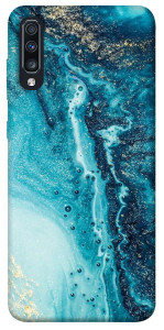 Чехол Голубая краска для Galaxy A70 (2019)