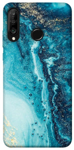 Чохол Блакитна фарба для Huawei P30 Lite