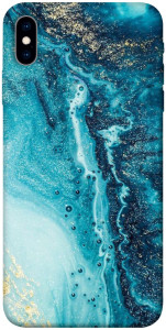 Чехол Голубая краска для iPhone XS (5.8")