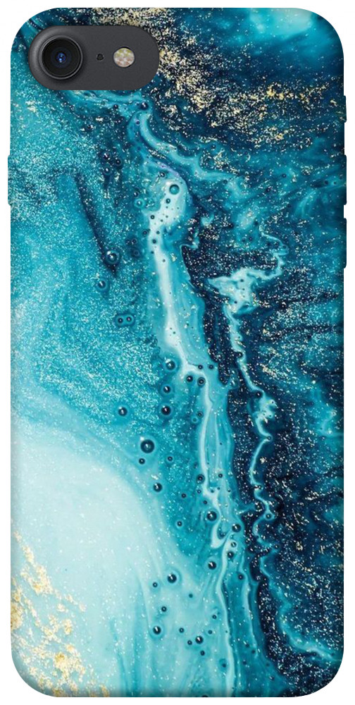 Чохол Блакитна фарба для iPhone 8