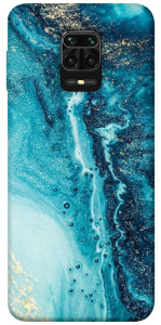 Чехол Голубая краска для Xiaomi Redmi Note 9 Pro