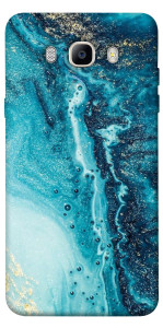 Чехол Голубая краска для Galaxy J7 (2016)