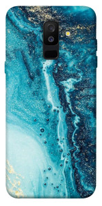 Чехол Голубая краска для Galaxy A6 Plus (2018)