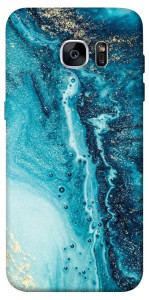 Чехол Голубая краска для Galaxy S7 Edge