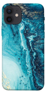 Чохол Блакитна фарба для iPhone 12