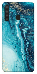 Чехол Голубая краска для Galaxy A21