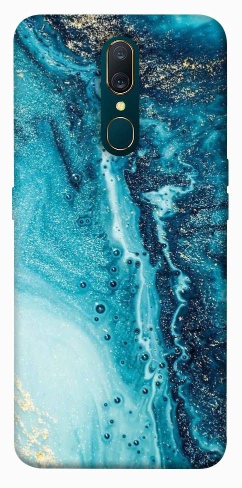 Чохол Блакитна фарба для OPPO A9