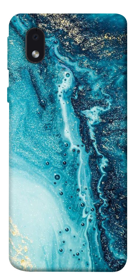 Чехол Голубая краска для Galaxy M01 Core