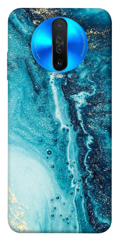 Чехол Голубая краска для Xiaomi Redmi K30