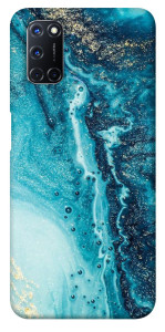 Чехол Голубая краска для Oppo A52