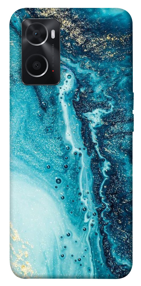Чохол Блакитна фарба для Oppo A76 4G