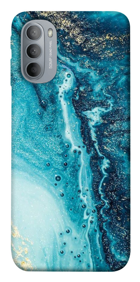 Чехол Голубая краска для Motorola Moto G31