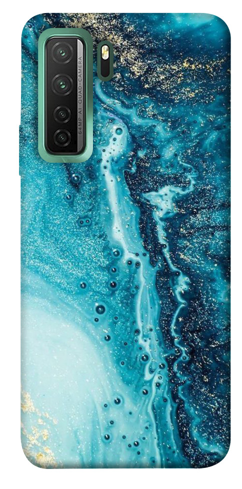 Чехол Голубая краска для Huawei nova 7 SE