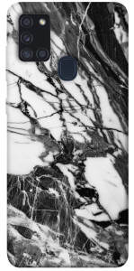 Чохол Calacatta black marble для Galaxy A21s (2020)