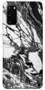 Чехол Calacatta black marble для Galaxy S20 (2020)