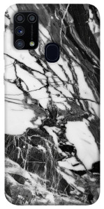 Чехол Calacatta black marble для Galaxy M31 (2020)