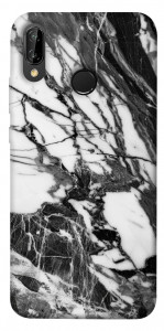 Чохол Calacatta black marble для Huawei P20 Lite