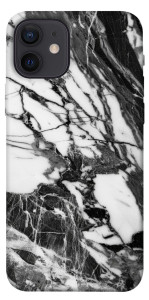 Чехол Calacatta black marble для iPhone 12