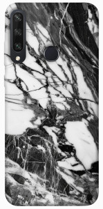 Чохол Calacatta black marble для Huawei Y6p