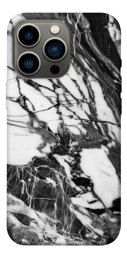 Чехол Calacatta black marble для iPhone 13 Pro