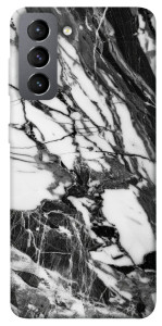 Чохол Calacatta black marble для Galaxy S21 FE