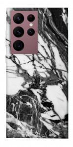 Чехол Calacatta black marble для Galaxy S22 Ultra