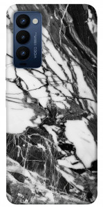 Чохол Calacatta black marble для Tecno Camon 18 P