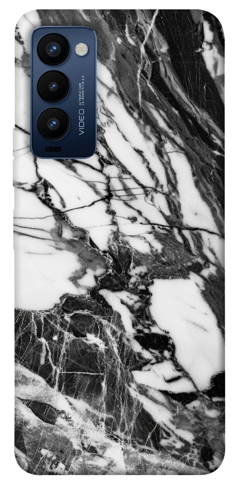 Чохол Calacatta black marble для TECNO Camon 18P