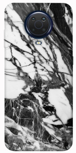 Чехол Calacatta black marble для Nokia G20