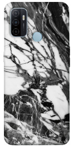 Чехол Calacatta black marble для Oppo A32