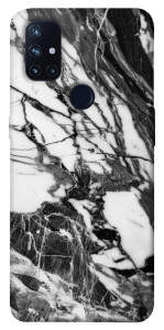 Чехол Calacatta black marble для OnePlus Nord N10 5G