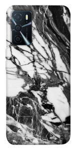 Чохол Calacatta black marble для Oppo A16 4G